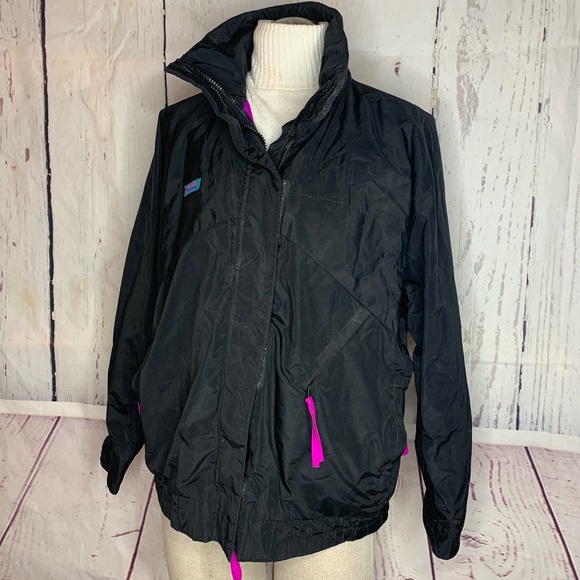 Columbia Jackets & Blazers - Vintage Columbia Black Purple Whirlibird Jacket L